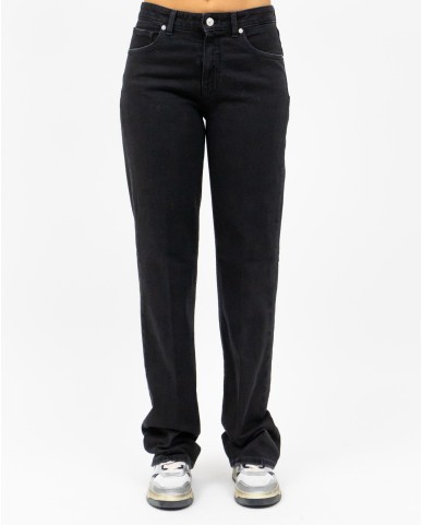 Nine in The Morning - Jeans Luce Gamba Dritta Nero Donna LUC02 R03 491 I24