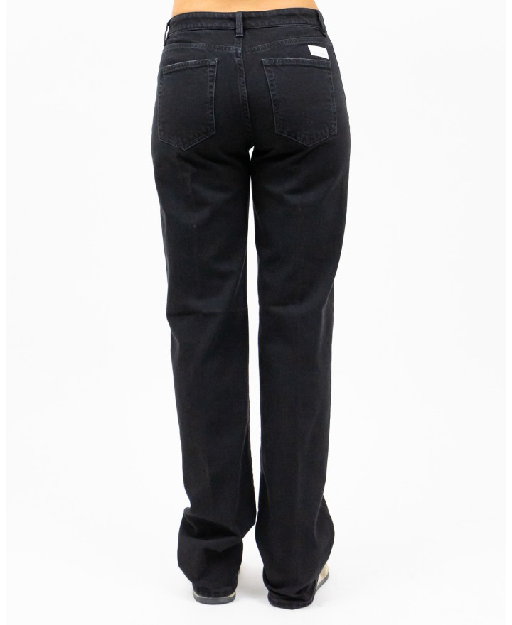 Nine in The Morning - Jeans Luce Gamba Dritta Nero Donna LUC02 R03 491 I24