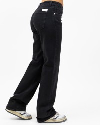 Nine in The Morning - Jeans Luce Gamba Dritta Nero Donna LUC02 R03 491 I24