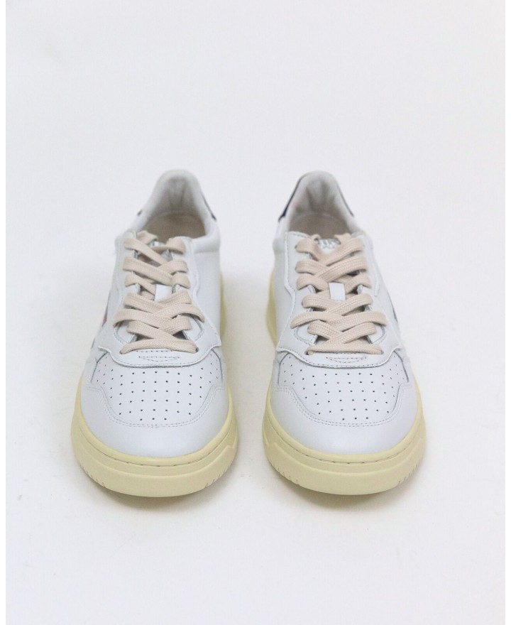 Autry - Scarpa Medalist Pelle Bianca/Blu Uomo AULM LL12 CON