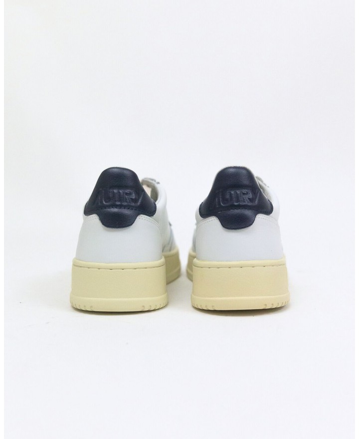 Autry - Scarpa Medalist Pelle Bianca/Blu Uomo AULM LL12 CON