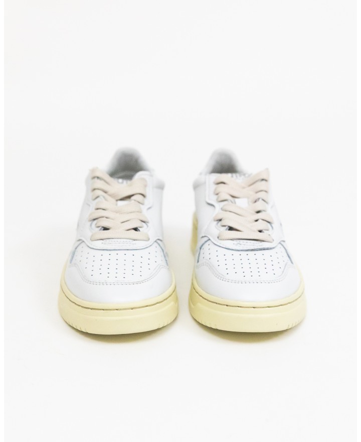 Autry - Scarpa Medalist Pelle Bianca Donna AULW LL15 CON
