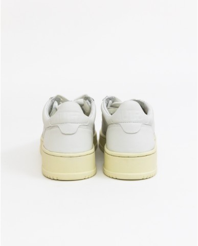 Autry - Women's Medalist Leather Capretto Shoe White AULW GG04 CON