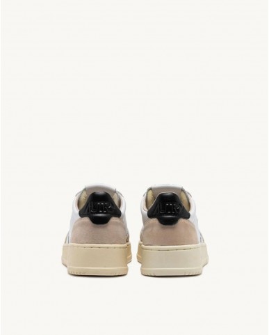 Autry - Medalist Leather/Suede White/Black Women's Shoe AULW LS21 CON