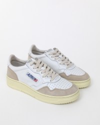 Autry - Scarpa Medalist Pelle/Suede Bianca Donna AULW LS33 CON