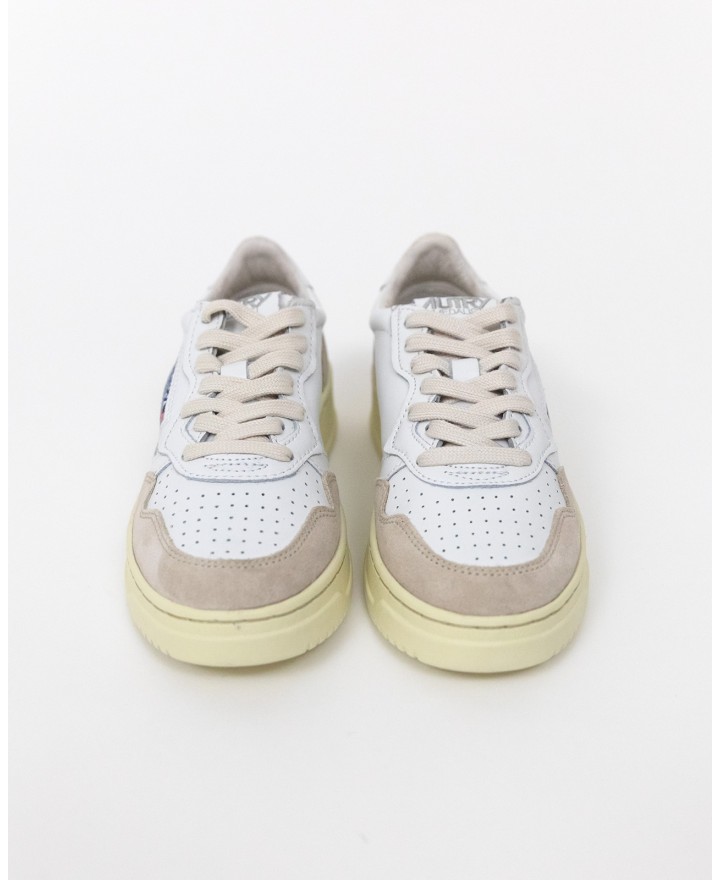 Autry - Scarpa Medalist Pelle/Suede Bianca Uomo AULM LS33 CON