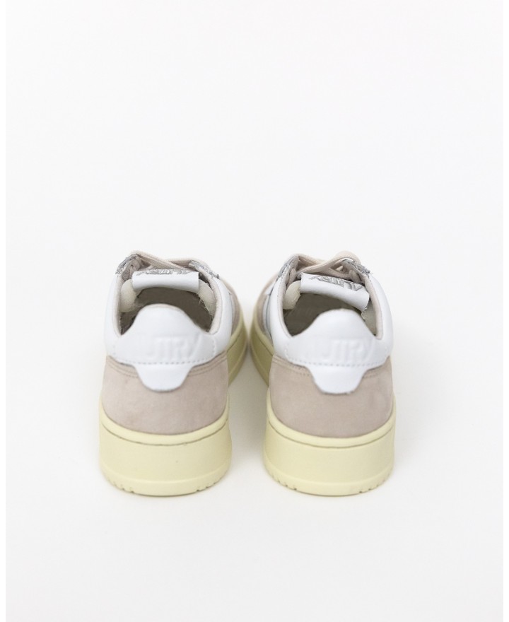 Autry - Scarpa Medalist Pelle/Suede Bianca Uomo AULM LS33 CON