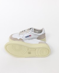 Autry - Men's Medalist Leather/Suede Shoe White AULM LS33 CON