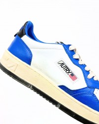 Autry - Medalist Supervintage Leather Electric Blue Men's Shoe AVLM BC02 CON