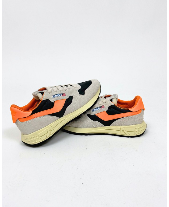 Autry - Reelwind Nylon/Suede Orange/Blue Men's Shoe WWLM HN02 CON