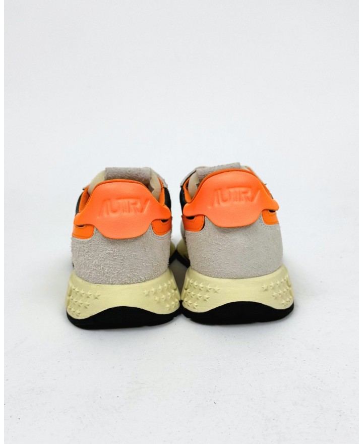 Autry - Scarpa Reelwind Nylon/Suede Arancio/Blu Uomo WWLM HN02 CON