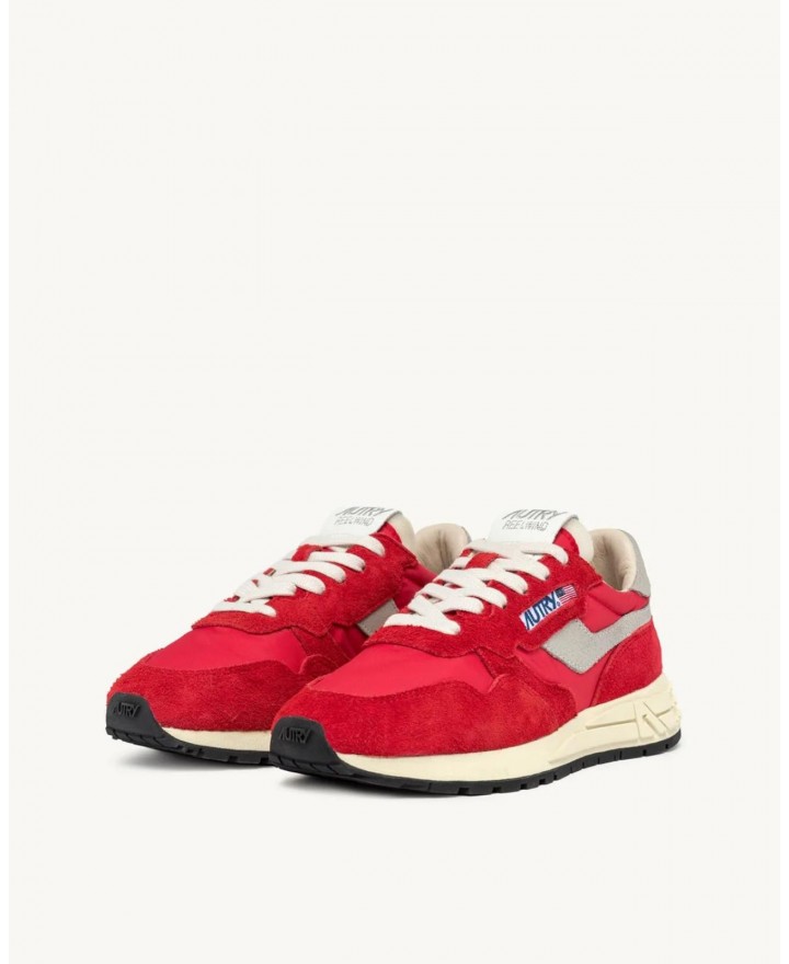 Autry - Scarpa Reelwind Nylon/Suede Rossa Uomo WWLM NC06 CON