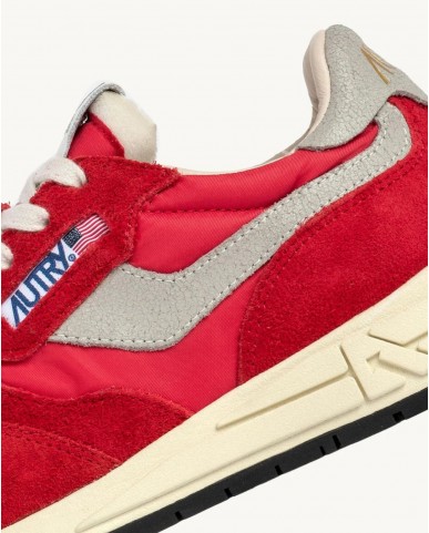 Autry - Men's Reelwind Nylon/Suede Red Shoe WWLM NC06 CON