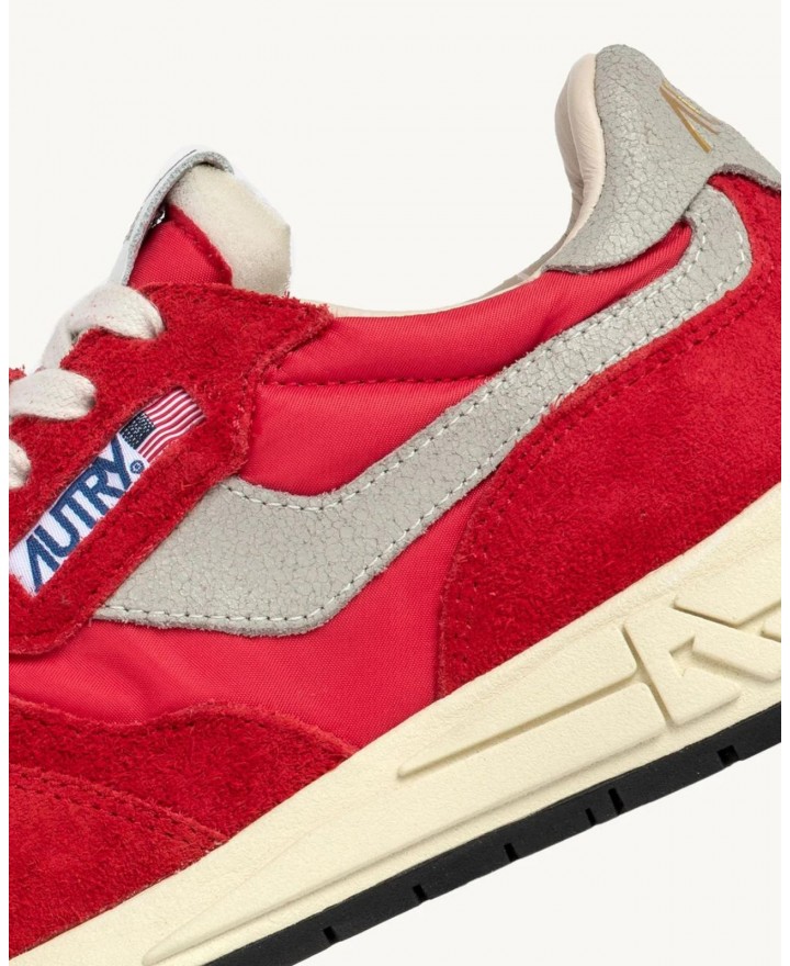 Autry - Men's Reelwind Nylon/Suede Red Shoe WWLM NC06 CON
