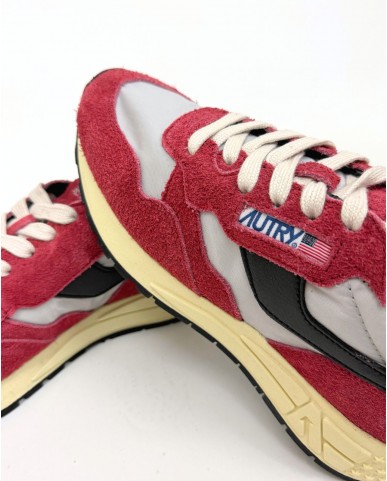 Autry - Scarpa Reelwind Nylon/Suede Lampone Donna WWLW HN07 CON