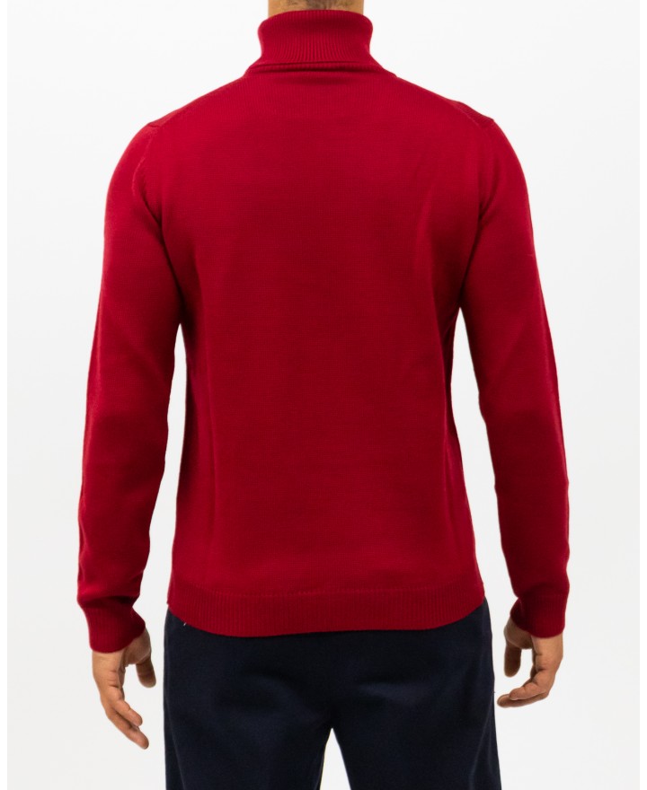 Maglione Dolcevita Uomo RED BRIDGE - Collo Alto, 63% Poliestere, 32% Viscosa, 5% Elastan - Foto 3