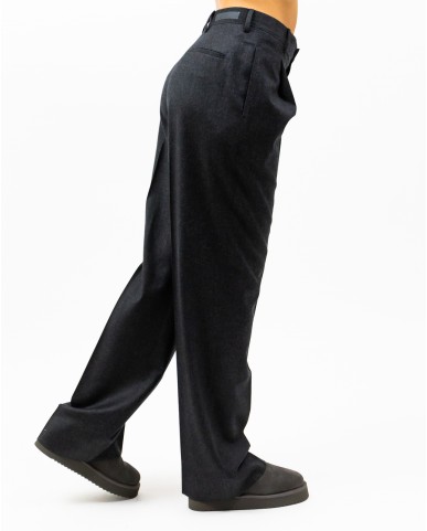 Briglia - Pantalone "Borgonuovo" Pences Grigio Antracite Donna BORGONUOVOW424123 90 I24