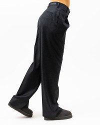 Briglia - Pantalone "Borgonuovo" Pences Grigio Antracite Donna BORGONUOVOW424123 90 I24