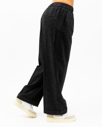 Peserico - Pantalone Gamba Morbida Grigio Antracite Donna P04036 03204 973 I24