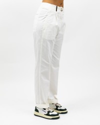 Peserico - Pantalone Chino Pence Bianco Donna A04987T3 08500 803 I24