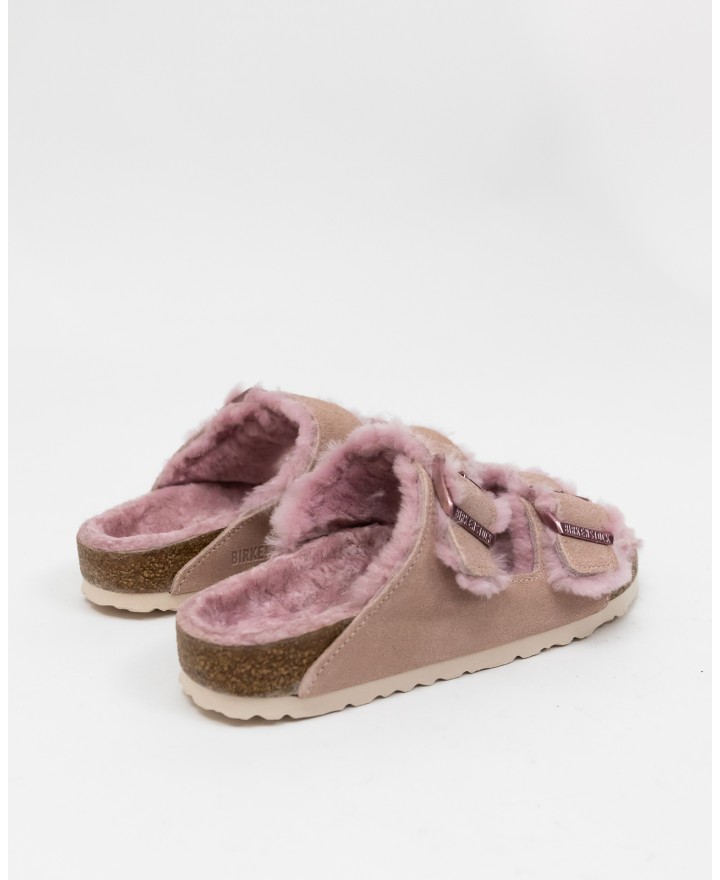 Birkenstock - Arizona con Shearling Rosa Donna 1020389 I24