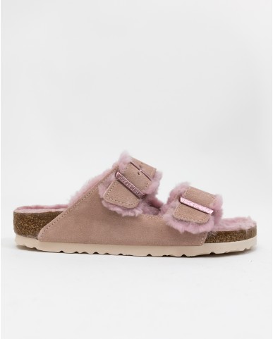 Birkenstock - Arizona con Shearling Rosa Donna 1020389 I24