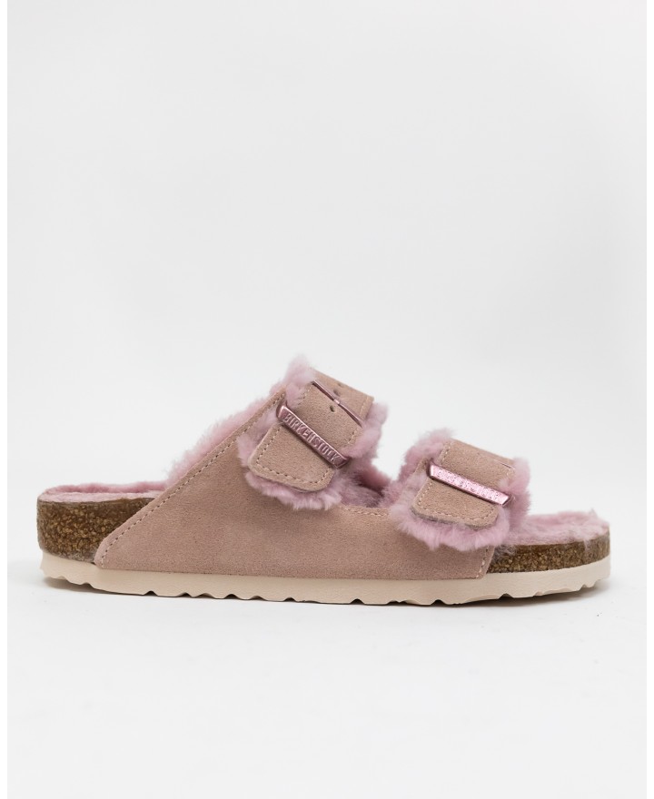 Birkenstock - Arizona con Shearling Rosa Donna 1020389 I24