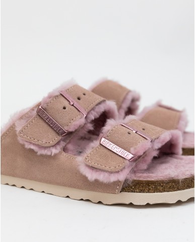 Birkenstock - Arizona with Pink Women's Shearling 1020389 I24