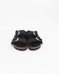 Birkenstock - Arizona with Shearling Black Women's 1020138 I24