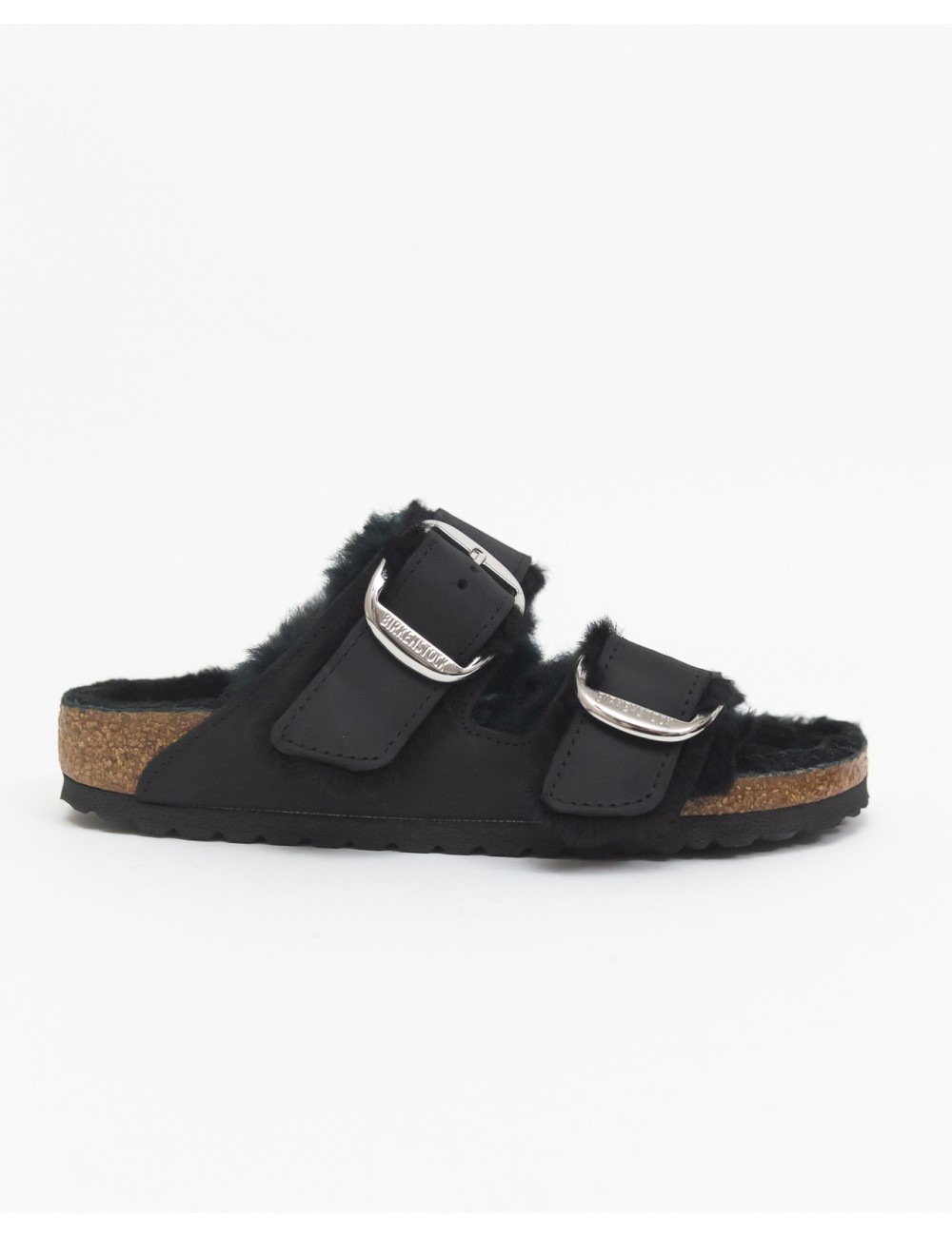 Birkenstock - Arizona with Shearling Black Women's 1020138 I24