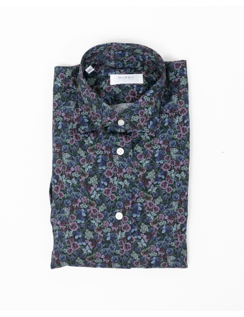 Barba Napoli - Camicia Fantasia Floreale Blu Donna W1D31P0144130.U W58 I24