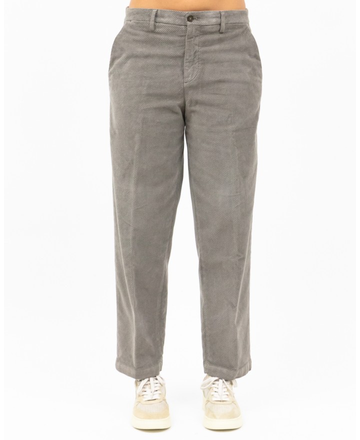 Briglia - Pantalone "Jean" Velluto Tortora Donna JEANGW424078 153 I24