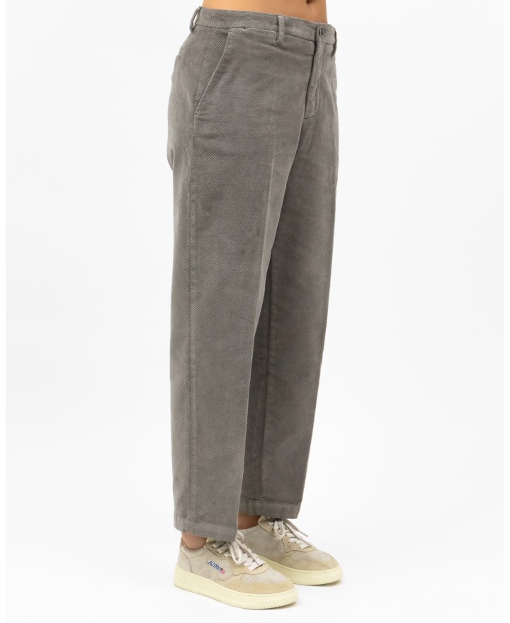 Briglia - Pantalone "Jean" Velluto Tortora Donna JEANGW424078 153 I24