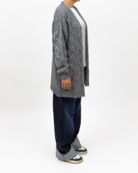 Rialto 48 - Pomegranate Cardigan Braid Lurex Grey Women's I24182074 241820 GRI I24