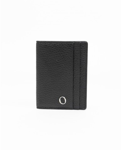 Orciani - Portacarte Pelle Micron Nero SU0113 MIC NER CON
