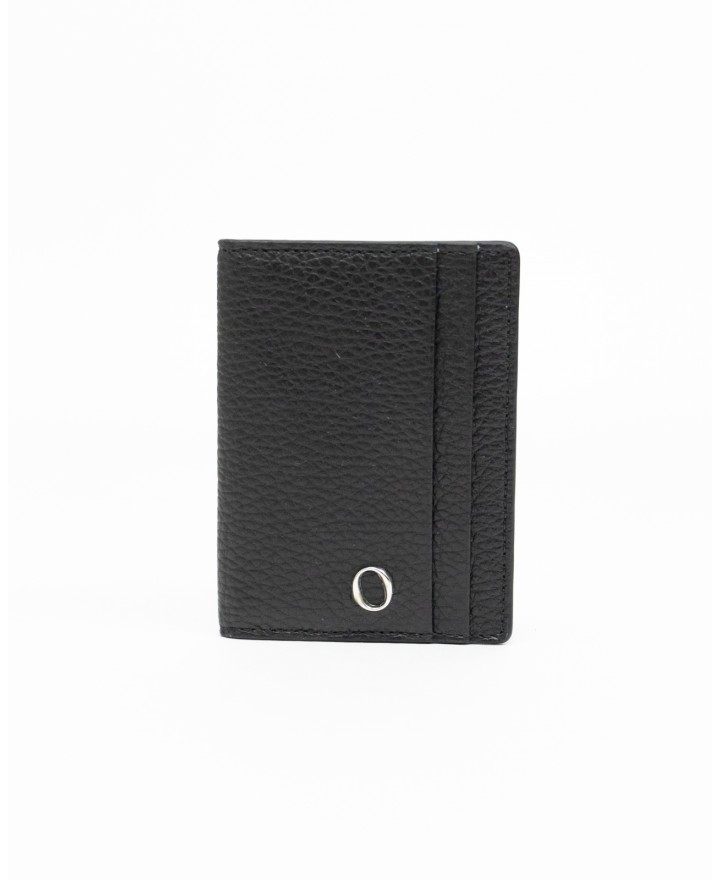 Orciani - Portacarte Pelle Micron Nero SU0113 MIC NER CON