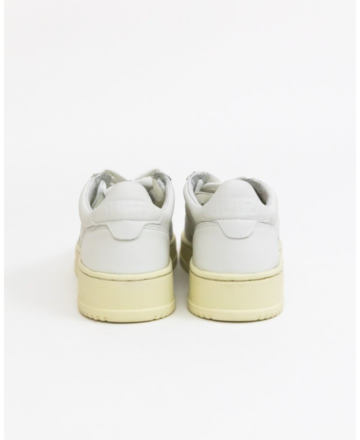 Autry - Scarpa Medalist Pelle Capretto Bianca Uomo AULM GG04 CON