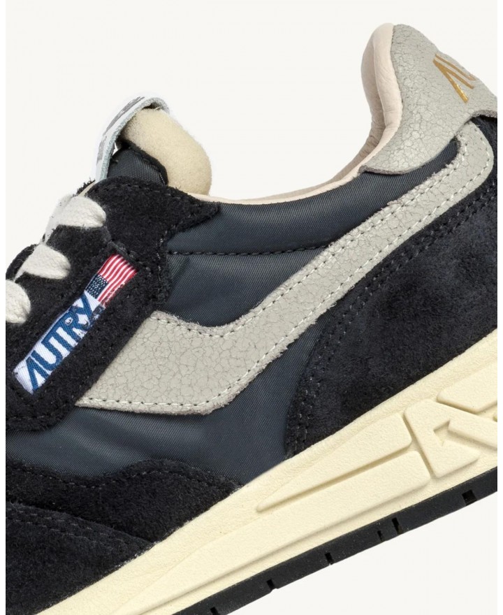 Autry - Women's Reelwind Nylon/Suede Black Shoe WWLW NC05 CON