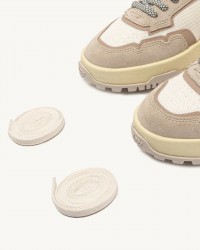 Autry - Scarpa Wildplace Mesh/Suede Bianca/Sabbia Donna LDLW AK03 CON