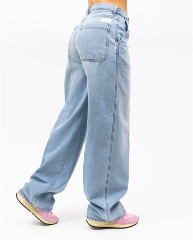 Nine In The Morning - Jeans Micol Denim Chiaro Donna OL12CLEAN Z17 LL2878 P25
