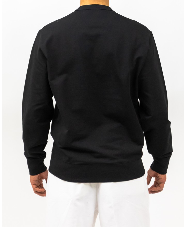 CP Company Metropolis - Men's Black Crew Neck Sweatshirt LSS051A00 6452W 999 P25