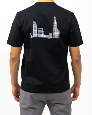 CP Company Metropolis - T-shirt Girocollo Nera Uomo LTS048A00 6370W 999 P25