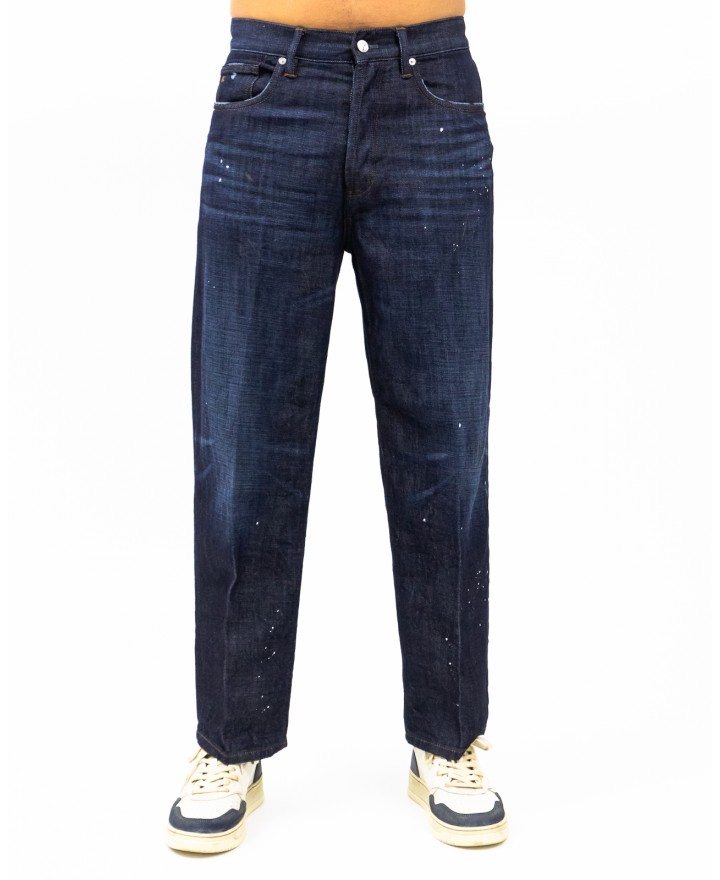 Nine in The Morning - Jeans Albert Denim Scuro Uomo LBR02 T47 LL2882 P25