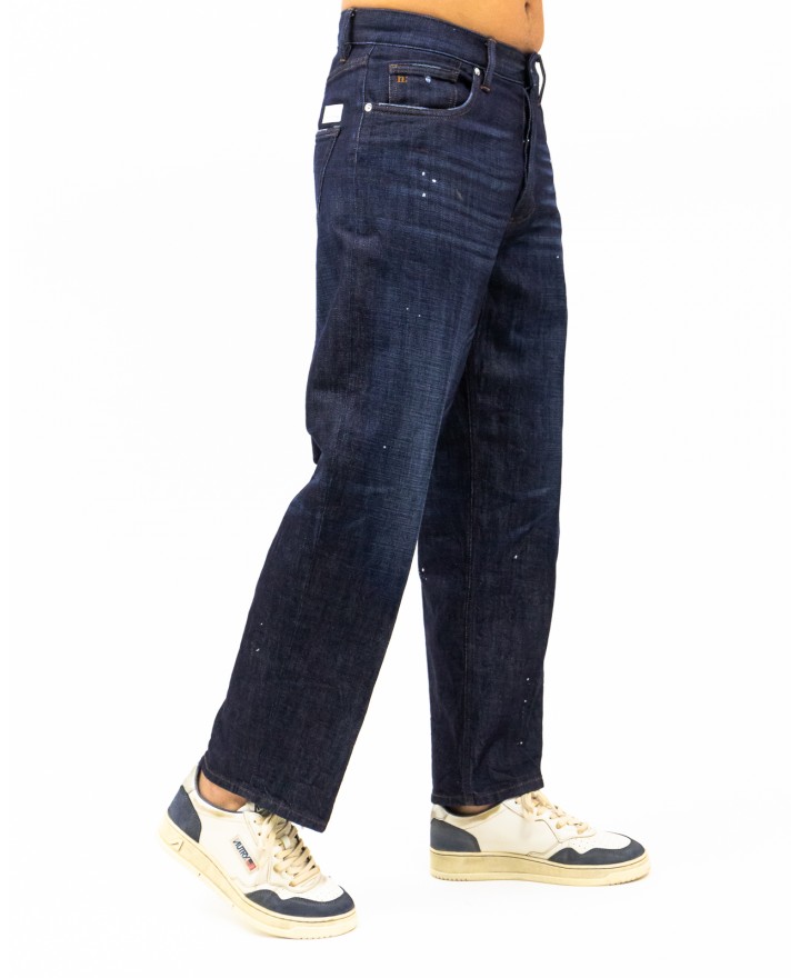 Nine in The Morning - Jeans Albert Denim Scuro Uomo LBR02 T47 LL2882 P25
