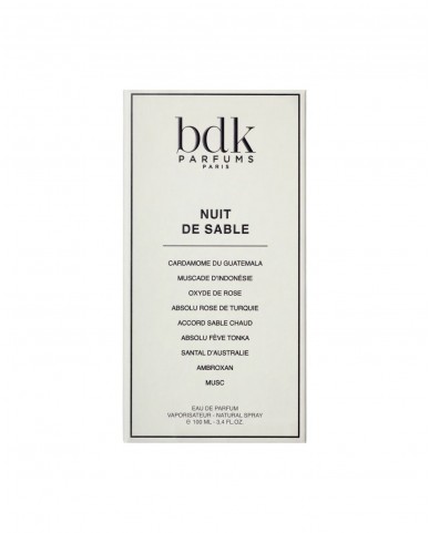 BDK - Eau de Parfum Nuit de Sable 100ml PAR NUIT DE SABLE CON