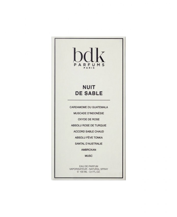 BDK - Eau de Parfum Nuit de Sable 100ml PAR NUIT DE SABLE CON