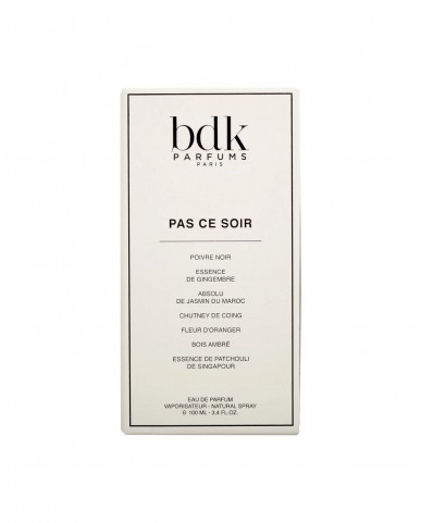BDK - Eau de Parfum Pas Ce Soir 100ml PAR PAS CE SOIR CON