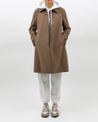 Harris Wharf London - Women's Caramel Scuba Coat A1360PJT 419 TOBACCO P25