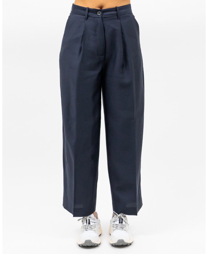 Nine In The Morning - Pantalone Rubino Blu Donna RU18 S83 BLU NAVY P25