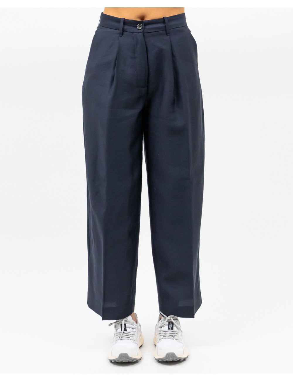 Nine In The Morning - Pantalone Rubino Blu Donna RU18 S83 BLU NAVY P25